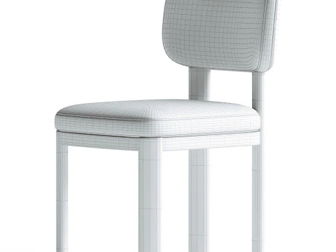 Anton Dining Chair WestElm 3D Model