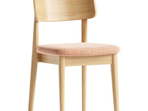 Lalia Dining Chair WestElm 3D Model