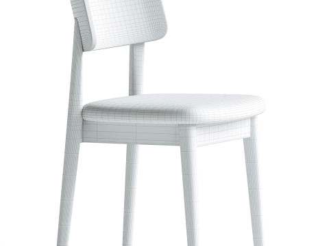 Lalia Dining Chair WestElm 3D Model