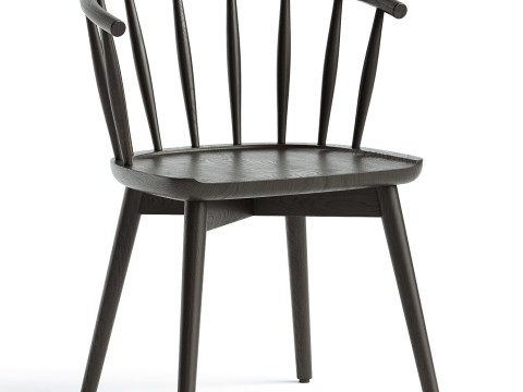 Windsor Dining Arm Chair WestElm 3D Model