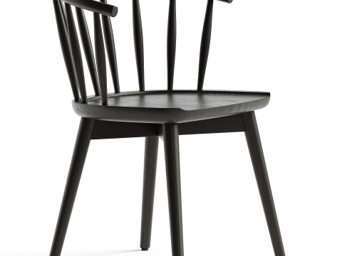 Windsor Dining Arm Chair WestElm 3D Model
