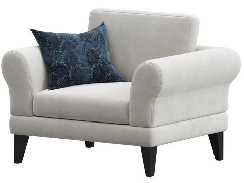 SONATA ARMCHAIR by KINGLIVING Modèle 3D