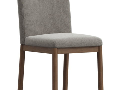 Hargrove Side Dining Chair WestElm 3D मॉडल