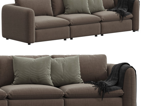 Ingel 3 Piece Sectional Sofa Modelo 3D