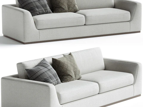 Colt 沙发 Aldred Silver 3D 模型