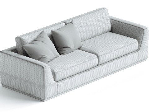 Colt Sofa Aldred Silver Model 3D