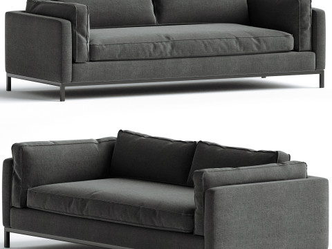 Grammercy Sofa Bennett Charcoal Modelo 3D