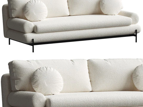 2 सीटर सोफा लिवोर्नो 3D मॉडल