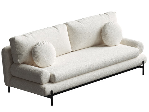 2 Seater sofa Livorno Modelo 3D