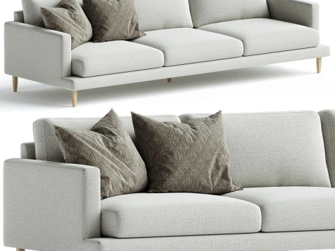 Sofa 4-osobowa Veneda Zaprojektowana przez zespół projektowy Bolia Model 3D