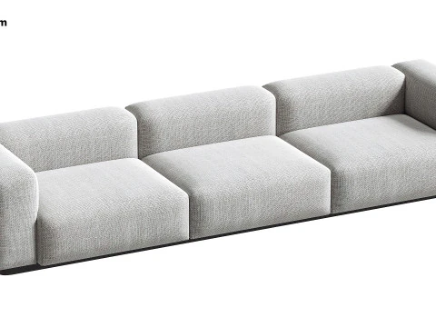 Soft Modular Sofa 3D Model