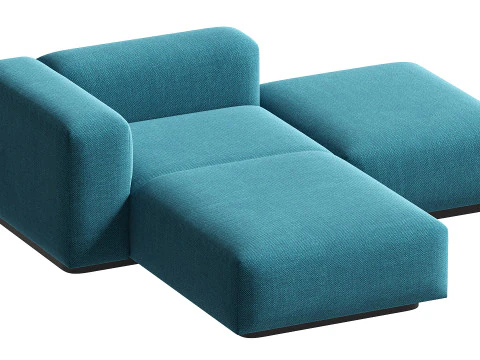 Soft Modular Sofa 3D Model