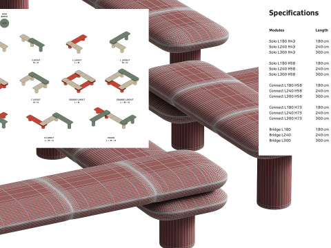 LEVELS Bench System Modelo 3D