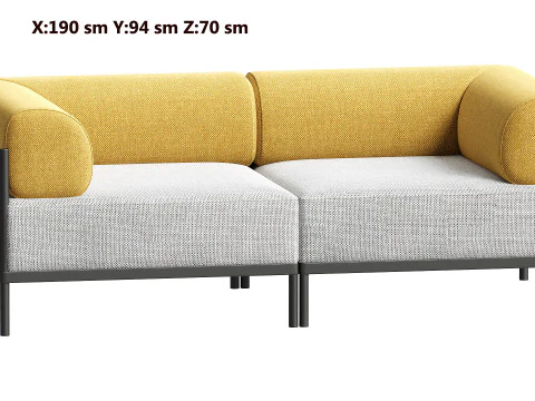 Noah Sofa collection 3D Model