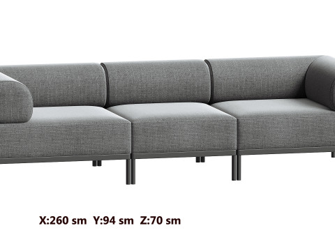 Noah Sofa collection 3D 模型