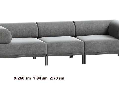 Noah Sofa collection 3D Model