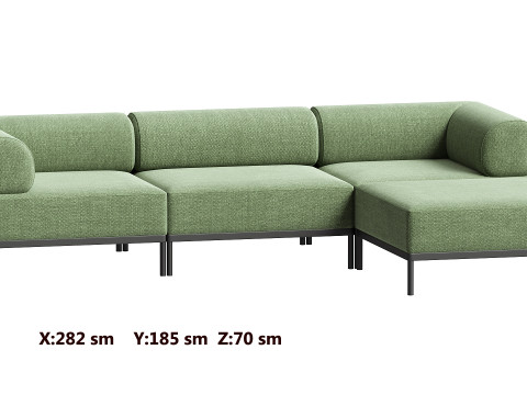 Noah Sofa collection 3D 模型