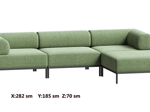 Noah Sofa collection 3D Model