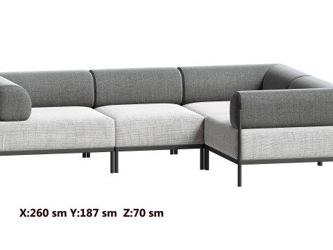 Noah Sofa collection 3D 模型