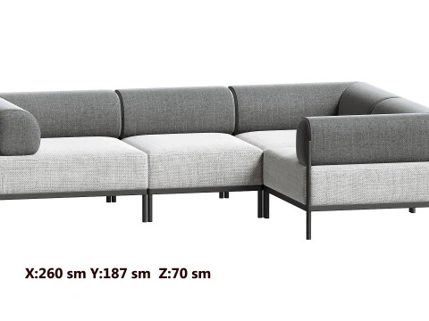 Noah Sofa collection 3D Model