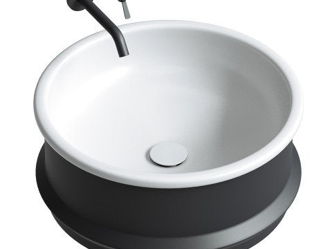 Vieques Over countertop washbasin Patricia Urquiola 3D Modell