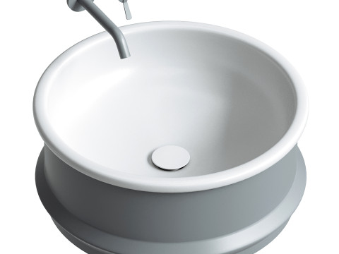 Vieques Over countertop washbasin Patricia Urquiola 3D Modell