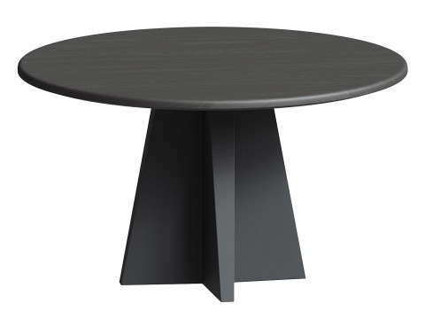 Jacob Round Dining Table with Vertex Base in Flax Modelo 3D