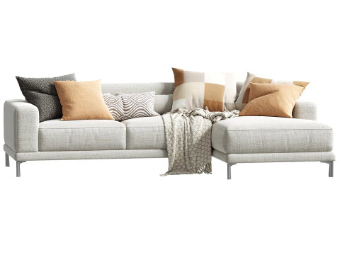 Divano angolare Dellarobbia Monroe AC 2138 Modello 3D