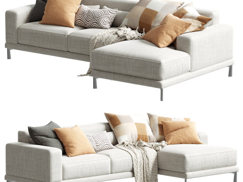 Dellarobbia Monroe AC 2138 Corner Sofa 3D मॉडल