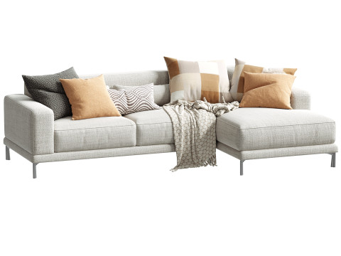 Dellarobbia Monroe AC 2138 Corner Sofa 3D मॉडल