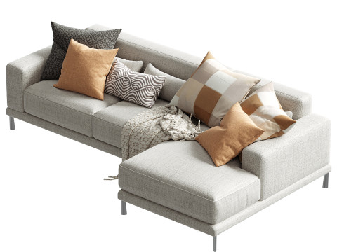 Dellarobbia Monroe AC 2138 Corner Sofa 3D मॉडल