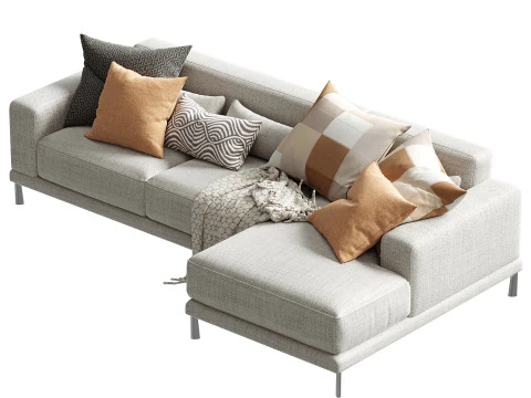 Dellarobbia Monroe AC 2138 Corner Sofa 3D Model