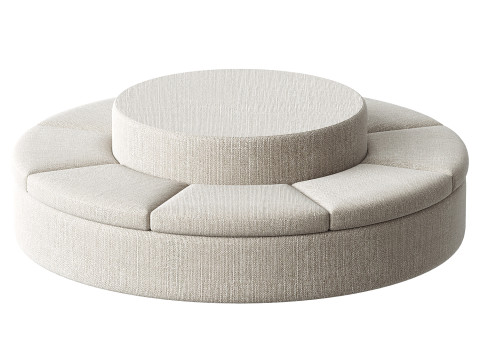 Conversation Sofa 3D Model