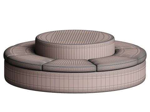 Conversation Sofa 3D Model