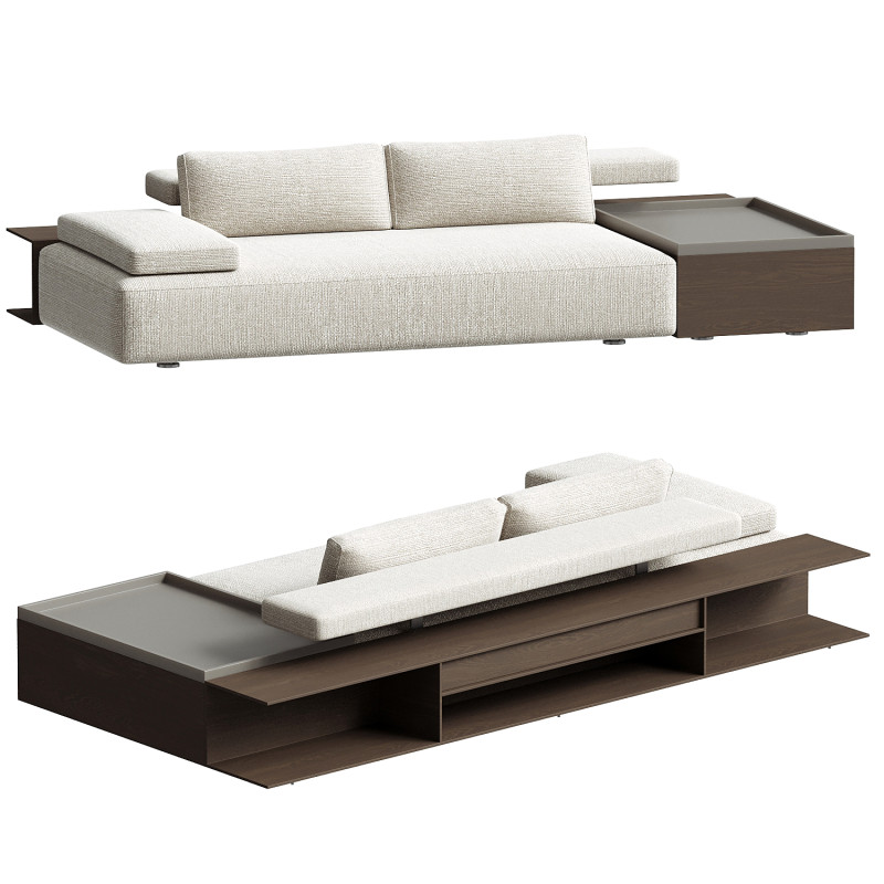 Code Sofa Enne 3D Модель .c4d .max .obj .3ds .fbx .stl .blend 