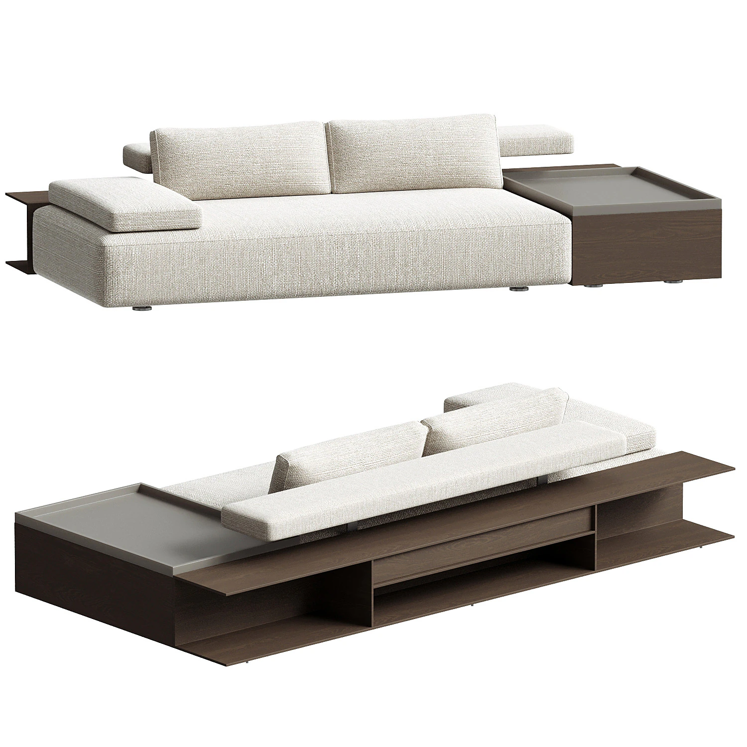 Code Sofa Enne 3D Model .c4d .max .obj .3ds .fbx .stl .blend 