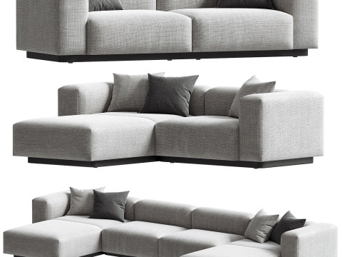 Soft Modular Sofa set 3Dモデル