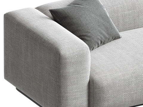 Soft Modular Sofa set 3Dモデル