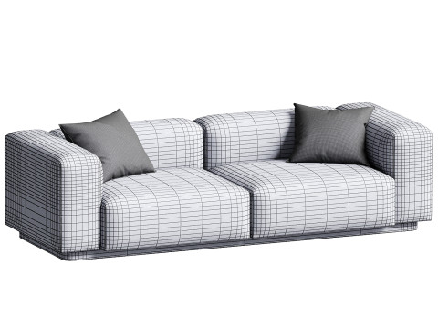 Soft Modular Sofa set 3Dモデル