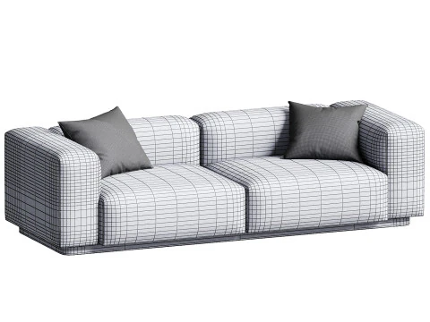 Soft Modular Sofa set 3D Model