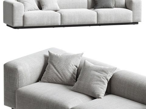 Soft Modular Sofa set Modèle 3D