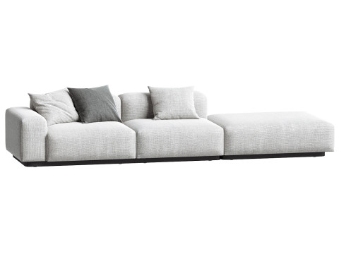 Soft Modular Sofa set Modèle 3D