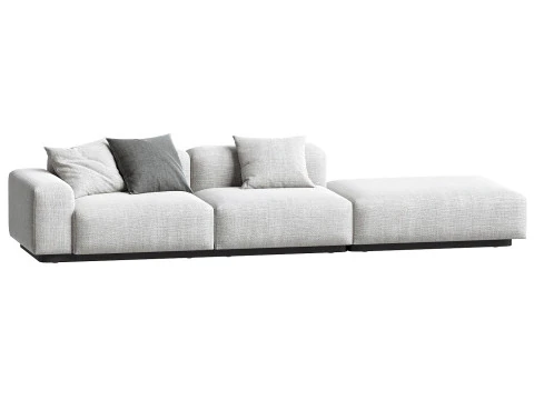 Soft Modular Sofa set 3D Model