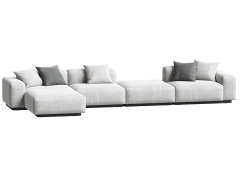 Soft Modular Sofa set Modèle 3D