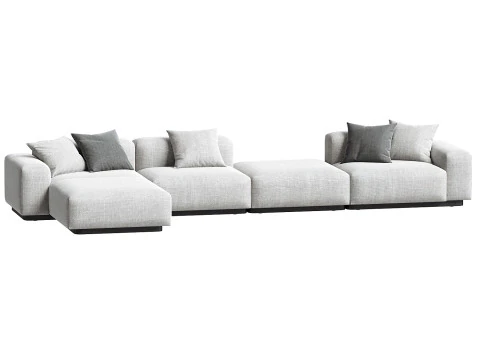 Soft Modular Sofa set 3D Model