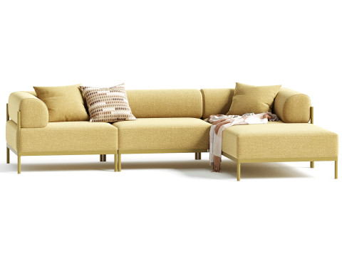 Noah Corner Sofa Model 3D
