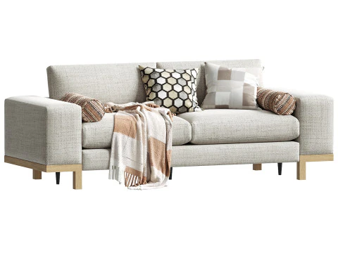 Arnette 97 沙发 Allmodern 3D 模型