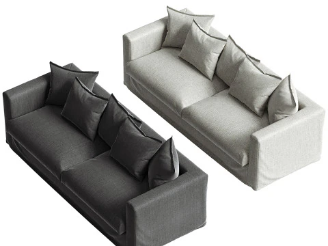 Le Grand Air 3인용 소파 Decotique 3D 모델