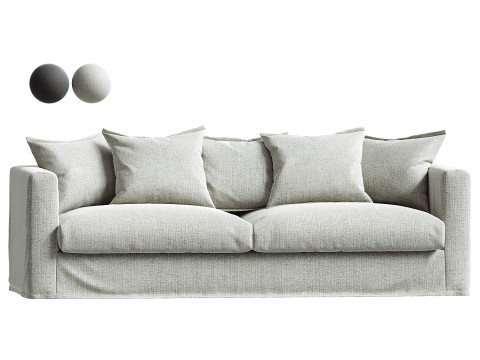 Le Grand Air 3 Seater Sofa Decotique Modelo 3D