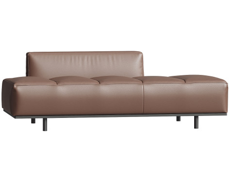 과자 소파 브라운 3D 모델